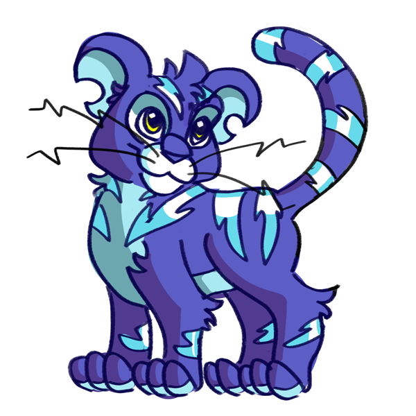 Electric Kougra, Neopets