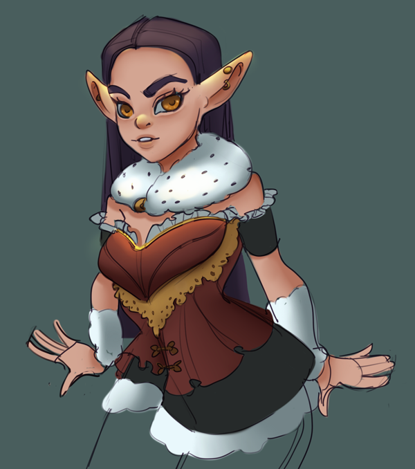 Some kind of elf lady, idk