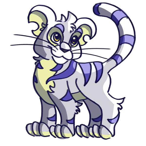 White Kougra, Neopets